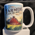 Farmers Feed the World 15 ounce mug