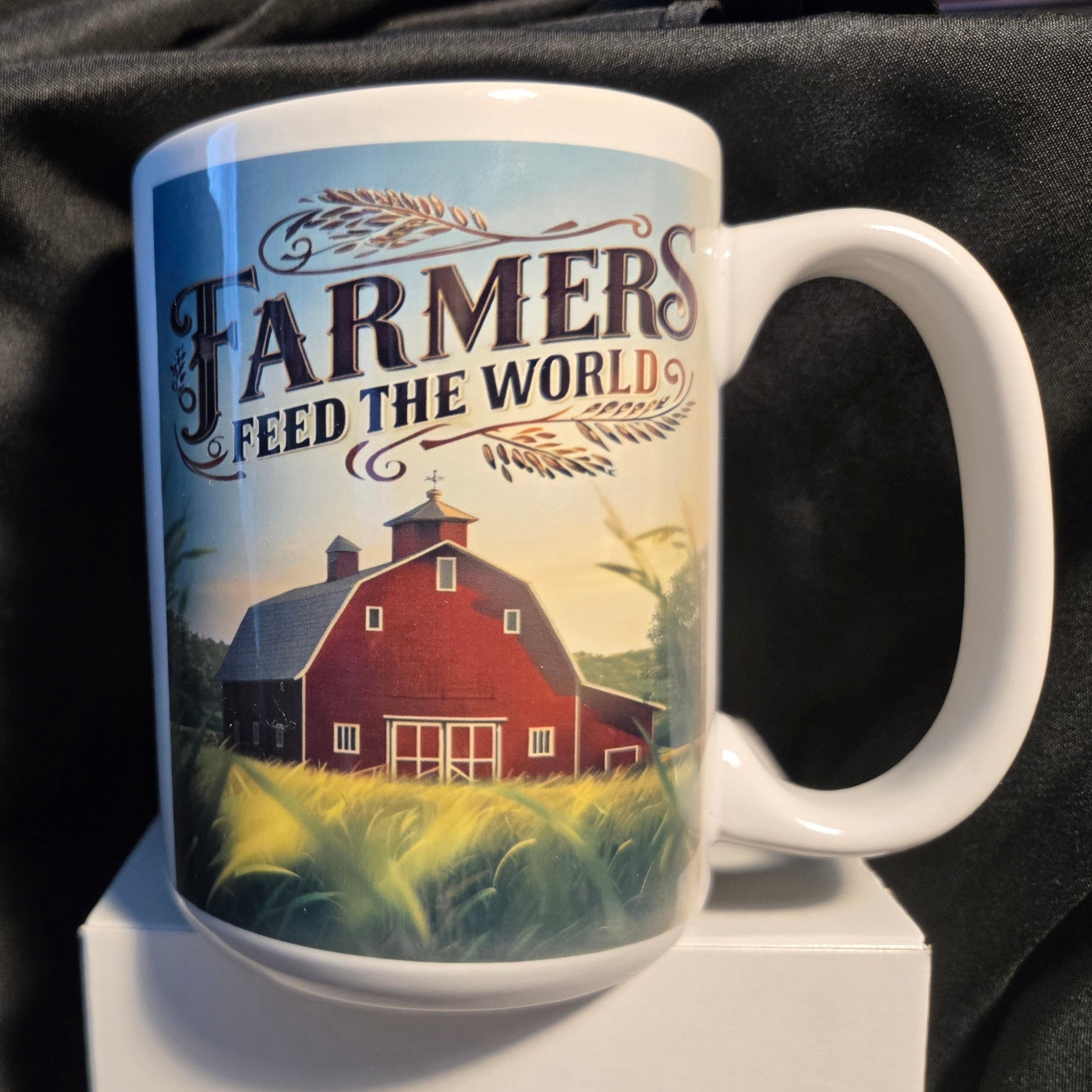 Farmers Feed the World 15 ounce mug