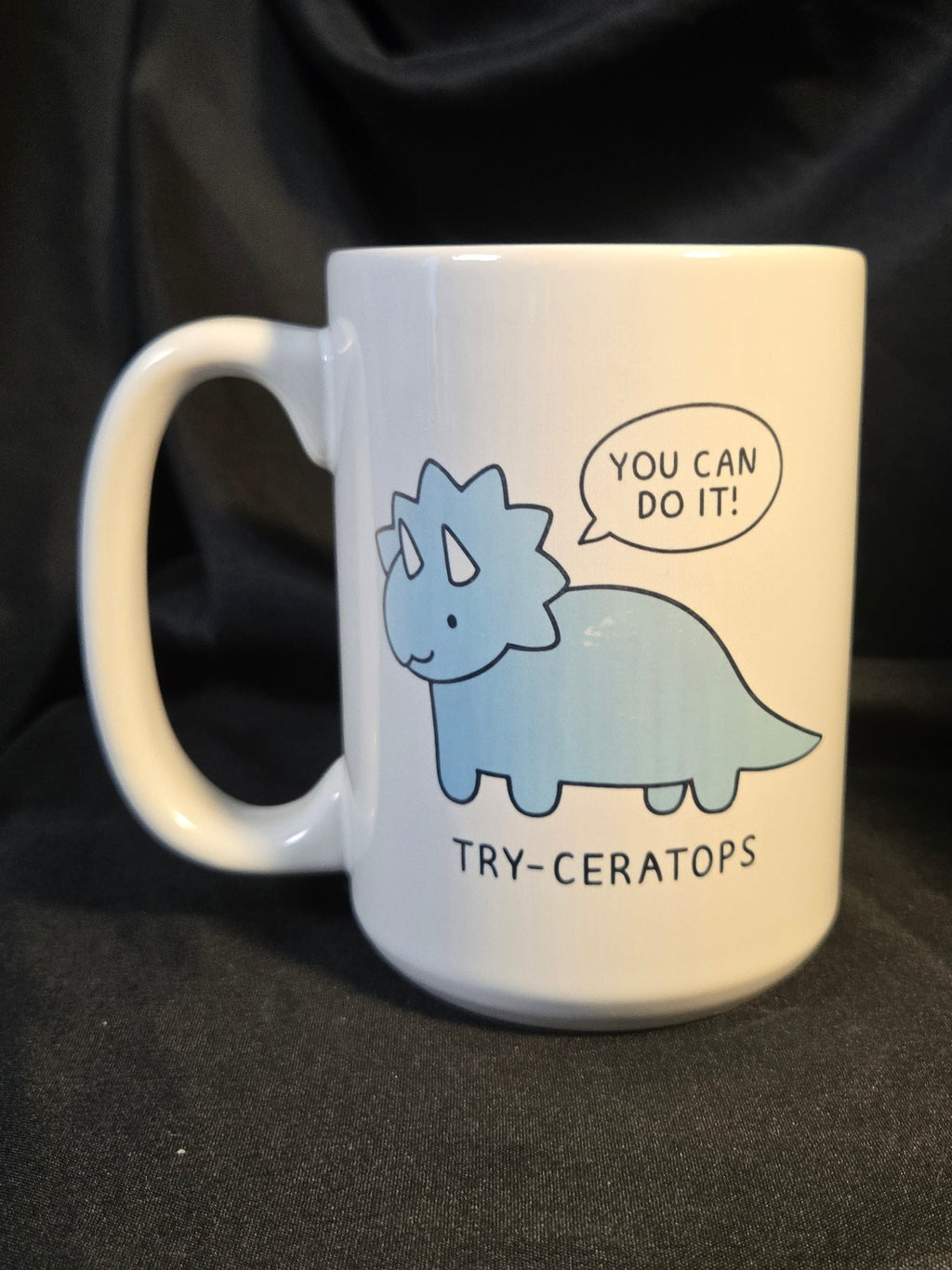 Try-Ceratops 15 ounce mug