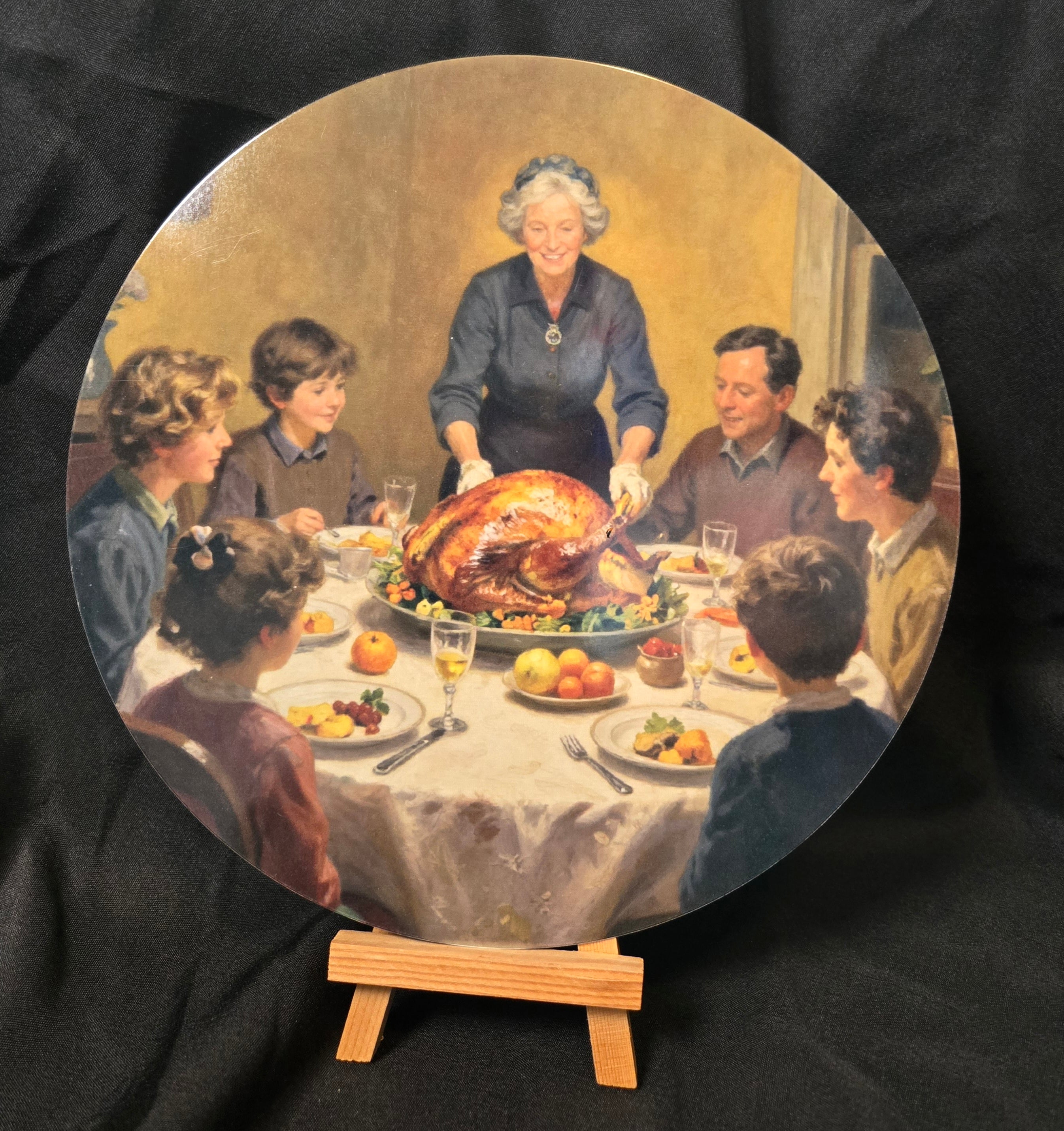 Thanksgiving Dinner 8" Round Sign