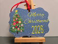 Merry Christmas 2026 Benelux Shaped Metal Ornament