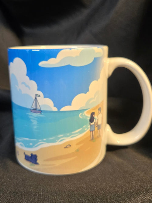 Beach Walk 11 ounce mug