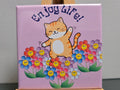 Enjoy Life Cat Magnet 2.5"x2.5"