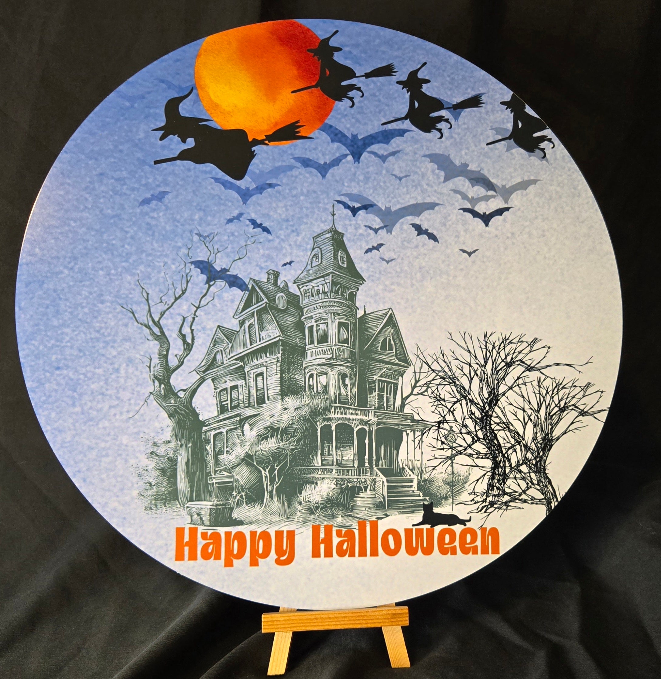 Sketchy Halloween 11.75" Sign