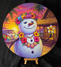 Aloha Snowman 11.75" Sign