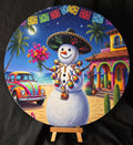 La Vida Loca Snowman 11.75" Sign