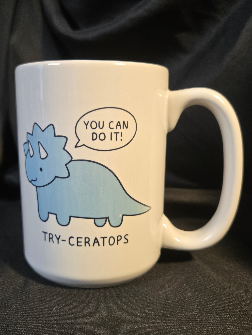 Try-Ceratops 15 ounce mug