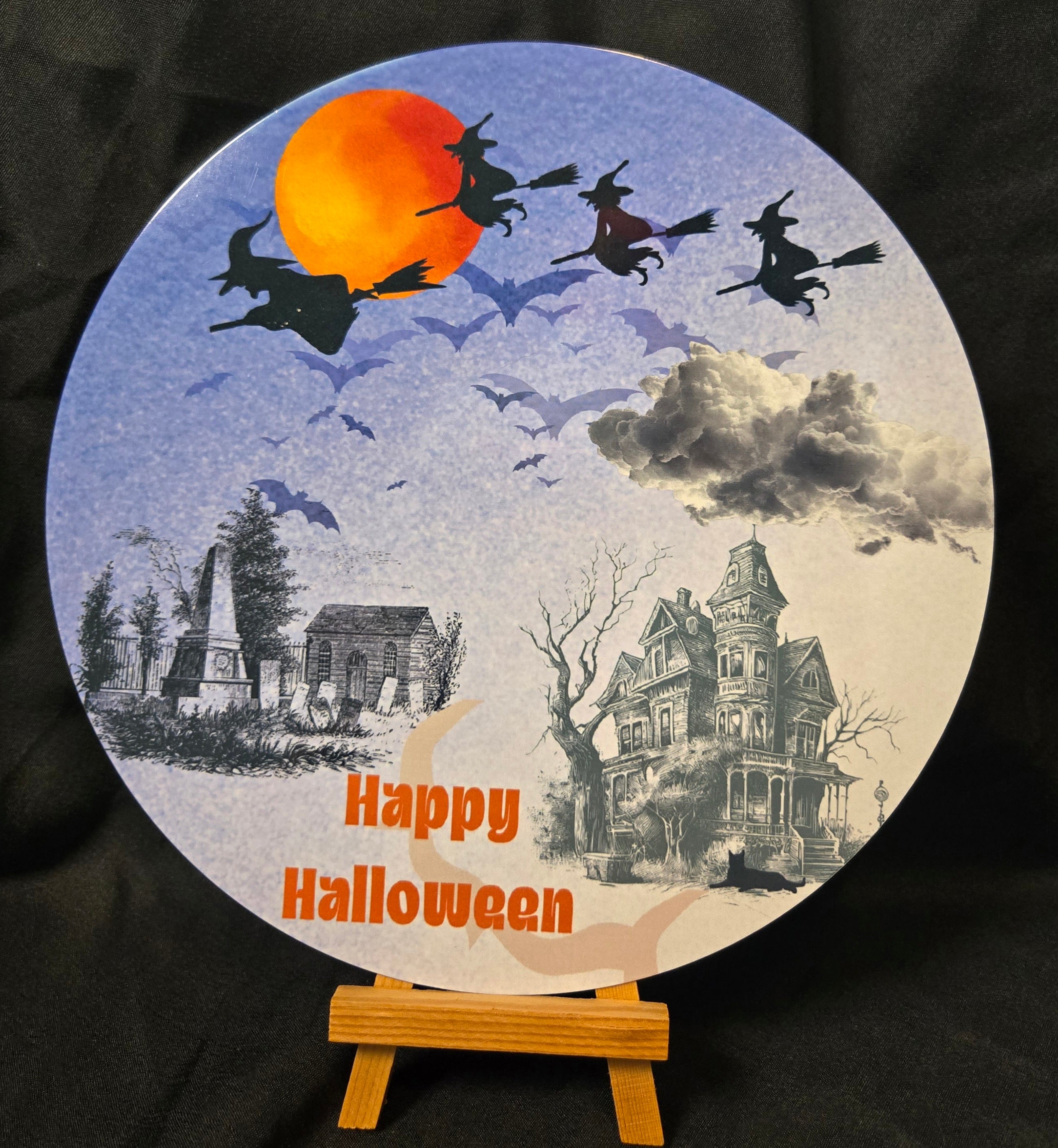 Halloween Sketch Sign 8"