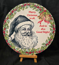 Merry Christmas To All 8" Round Metal Sign