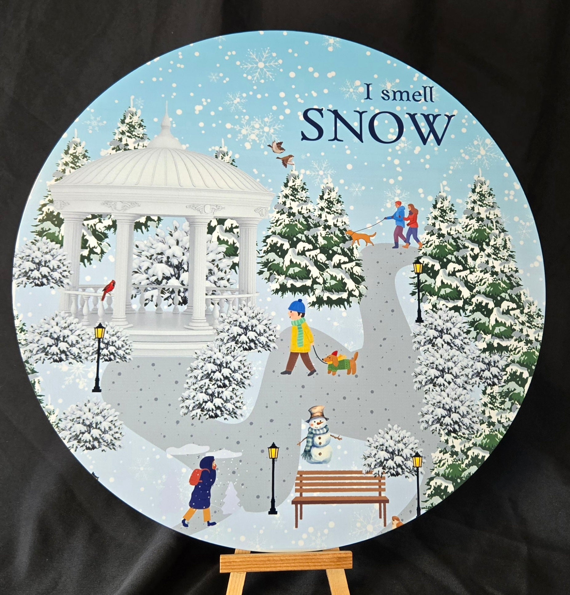 I Smell Snow 11.75" Sign